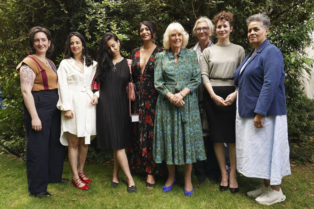 Queen Camilla and authors