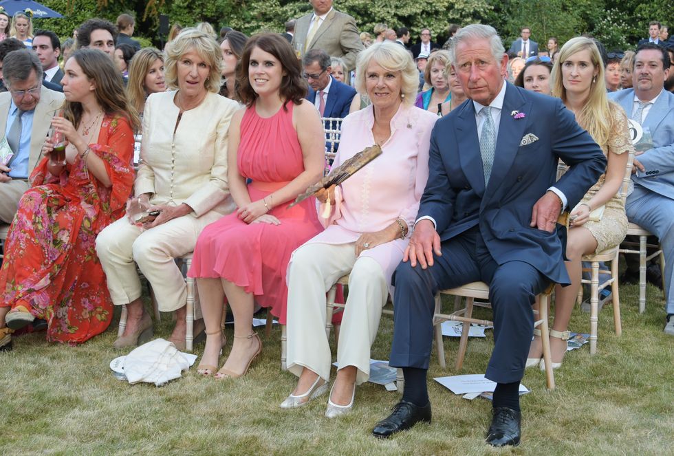Queen Camilla and Ayesha Shand