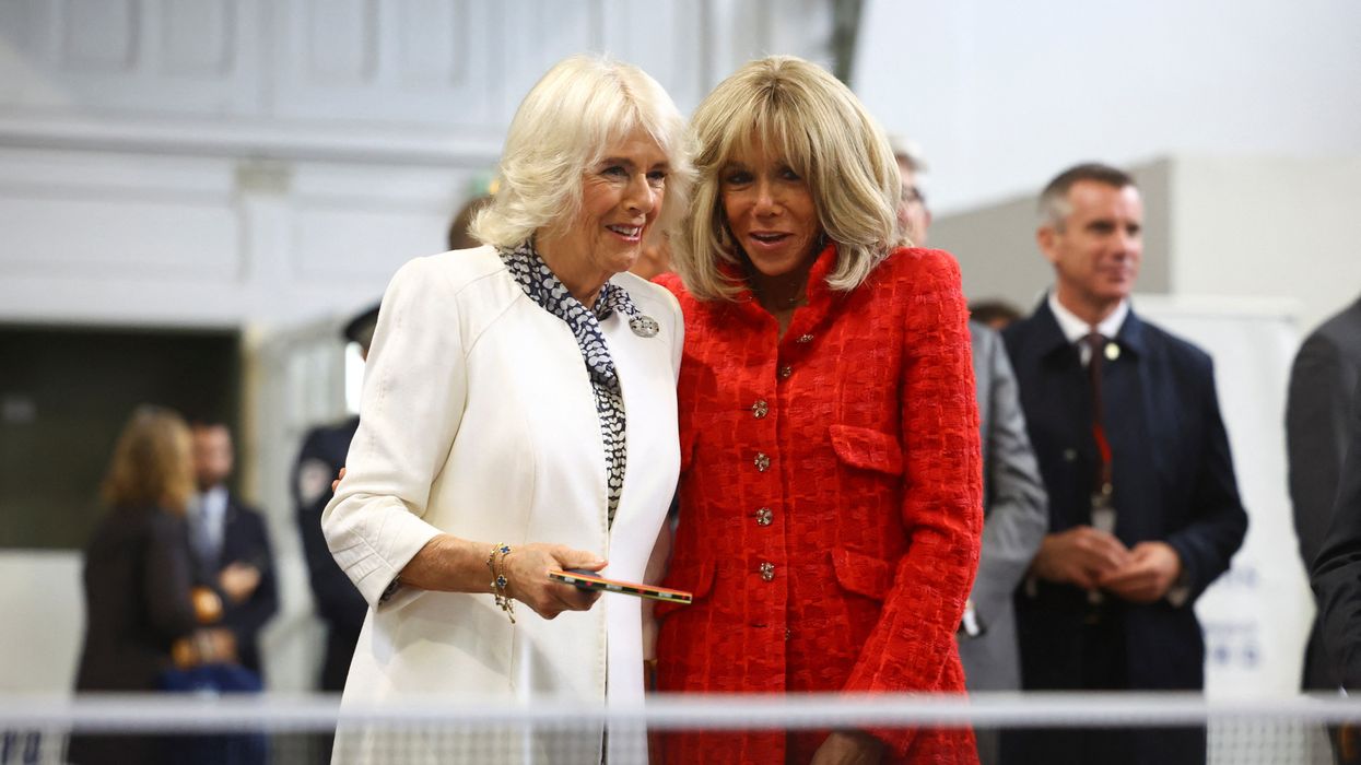 Queen Camilla and Brigitte Macron