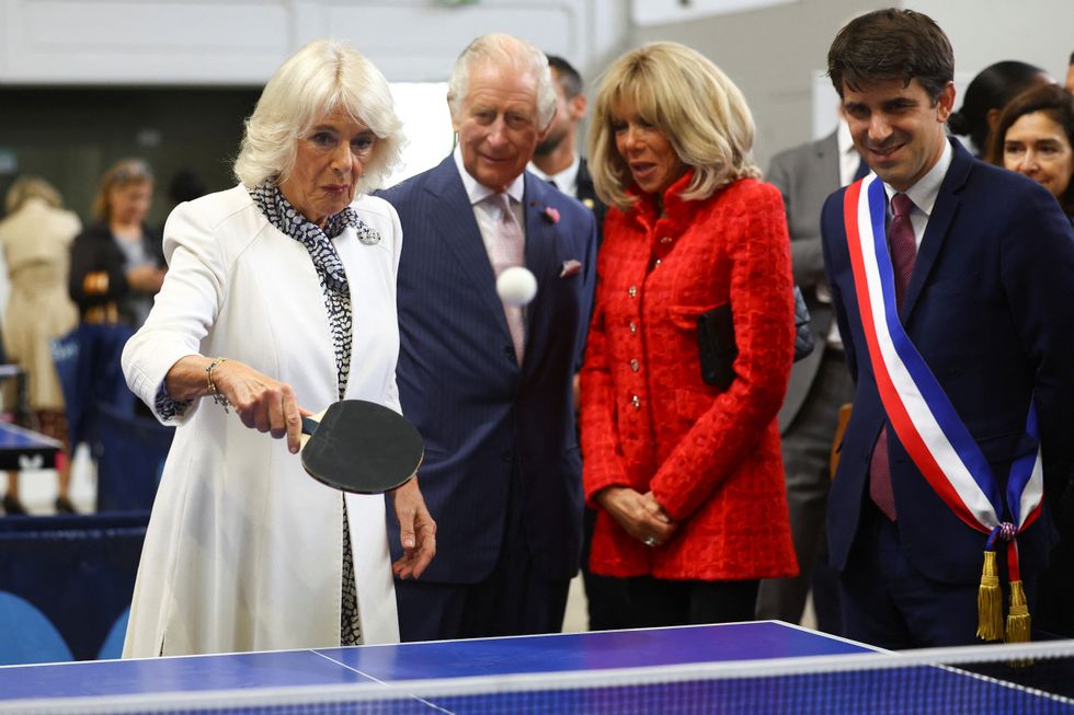 Queen Camilla and Brigitte Macron