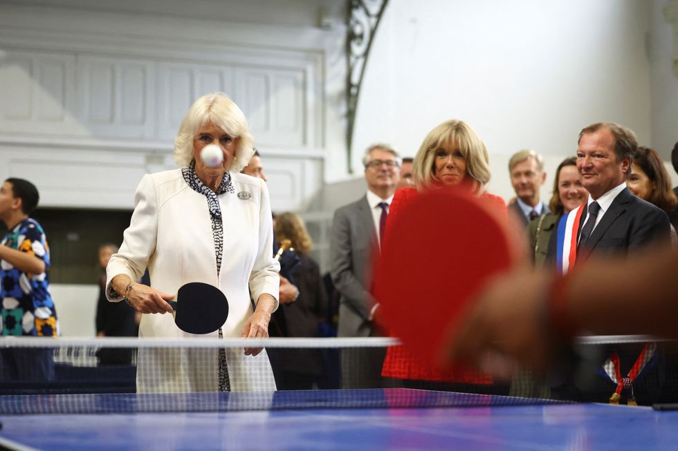 Queen Camilla and Brigitte Macron