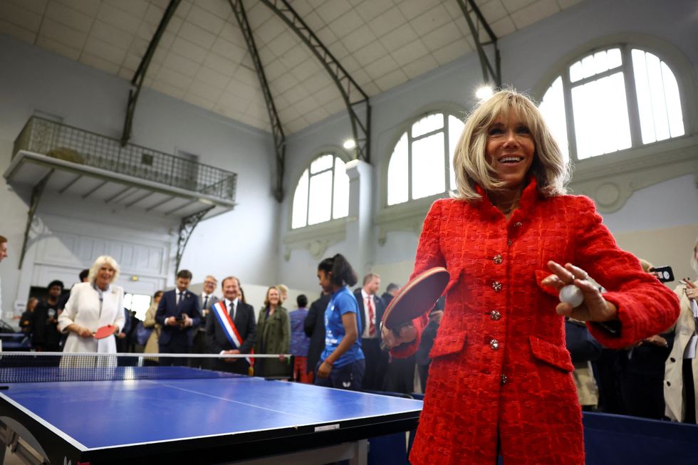 Queen Camilla and Brigitte Macron