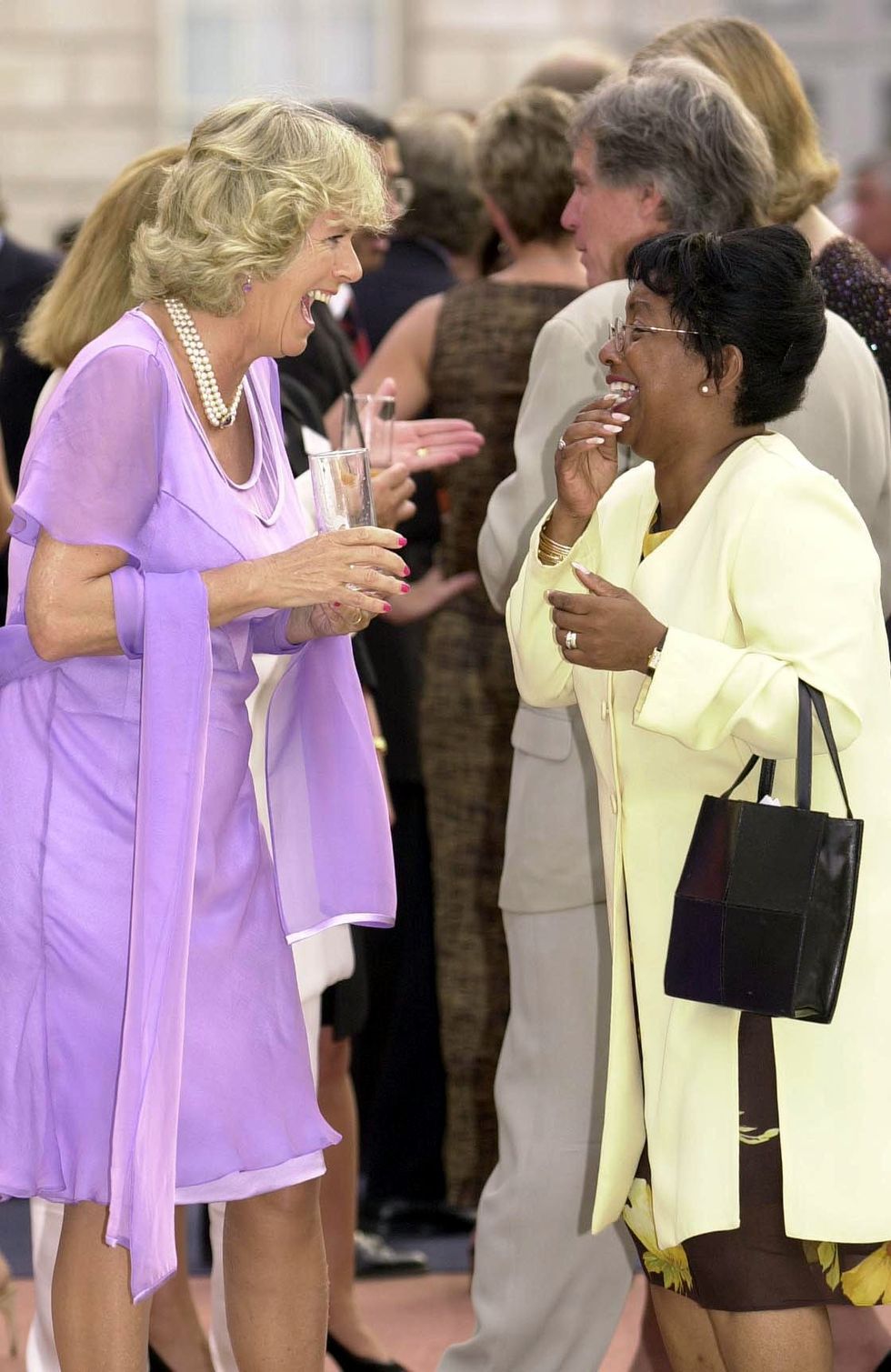 Queen Camilla and Colleen Harris