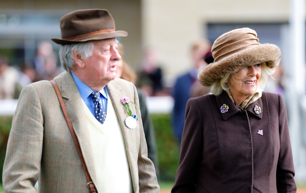 Queen Camilla and ex-husband Andrew Parker Bowles