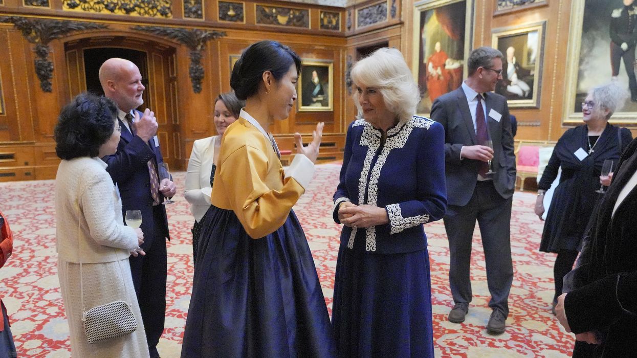 Queen Camilla and Haein Song