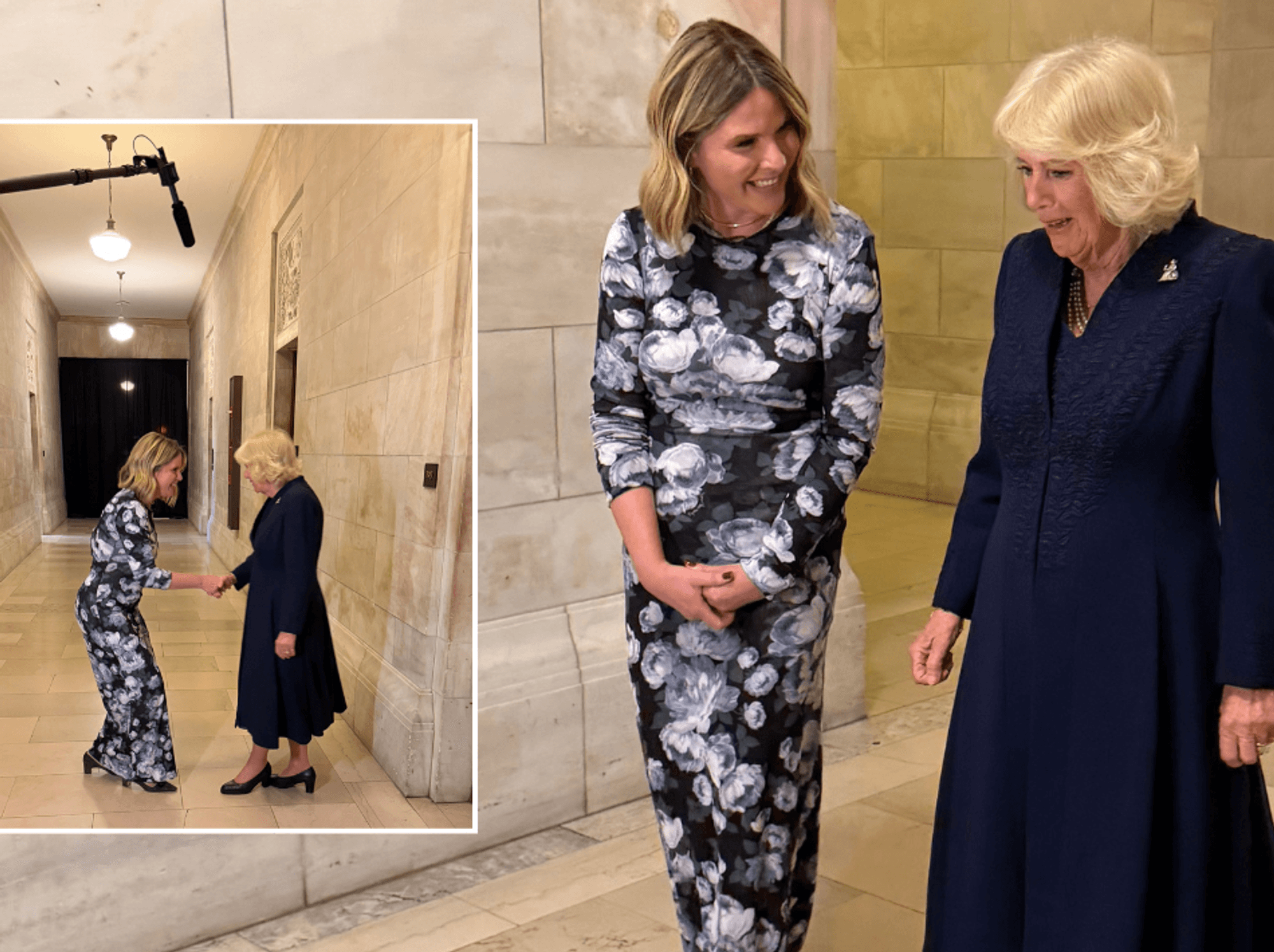 Queen Camilla and Jenna Bush Hager