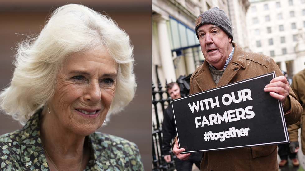 Queen Camilla and Jeremy Clarkson