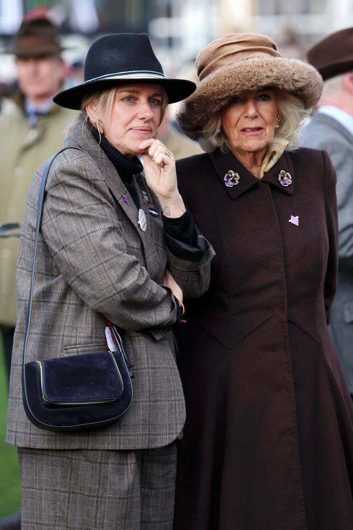 Queen Camilla and Laura Lopes