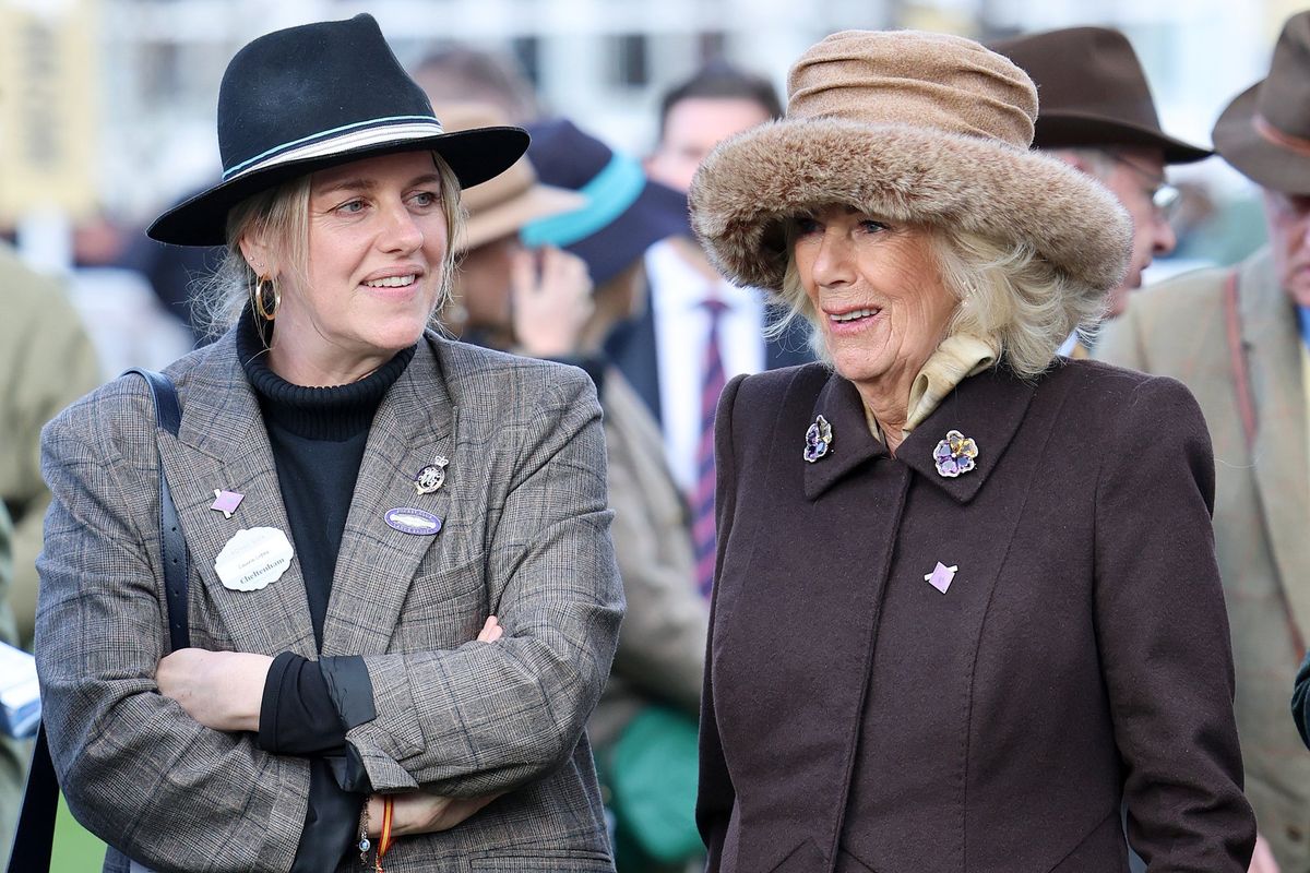 Queen Camilla and Laura Lopes