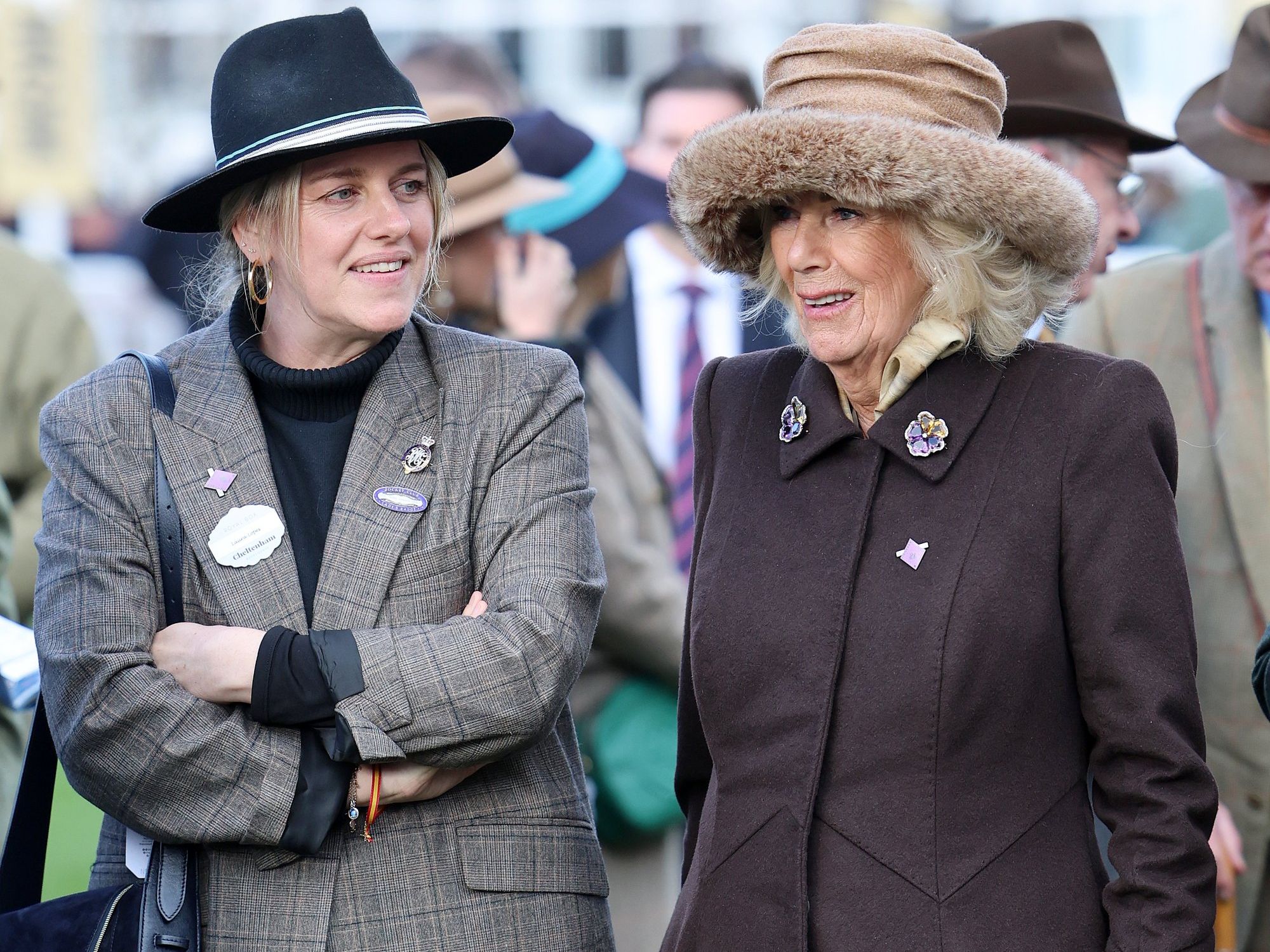 Queen Camilla and Laura Lopes