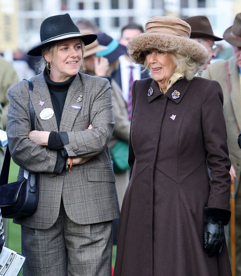 Queen Camilla and Laura Lopes