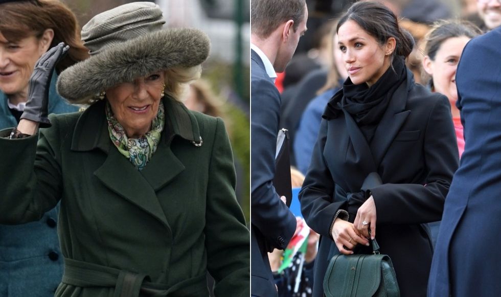 Queen Camilla and Meghan Markle