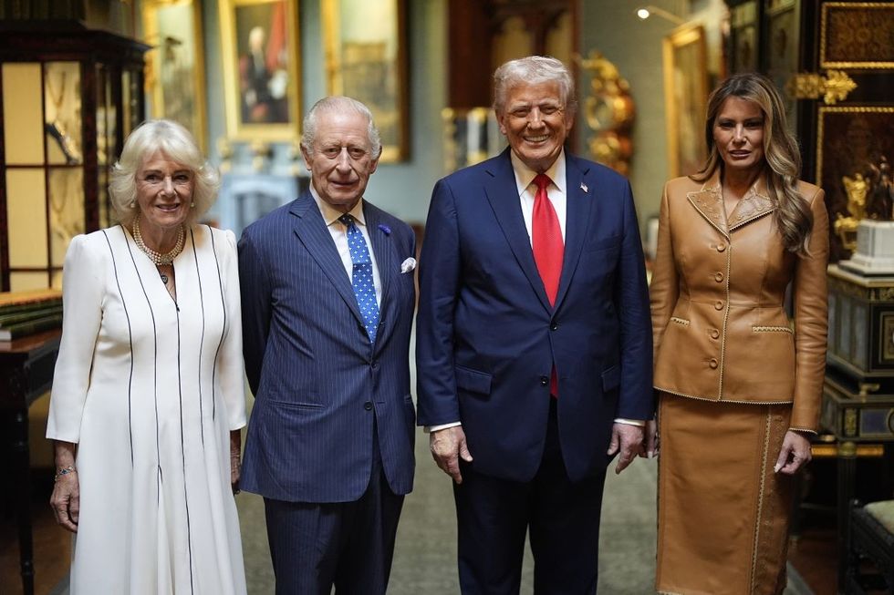 Queen Camilla and Melania Trump