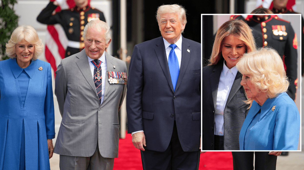 Queen Camilla and Melania Trump