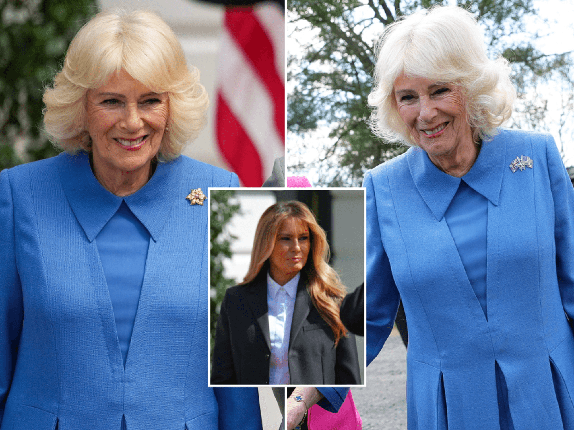 Queen Camilla and Melania Trump
