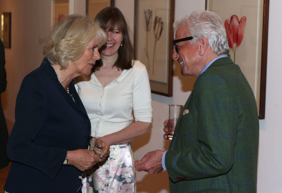 Queen Camilla and Nicky Haslam