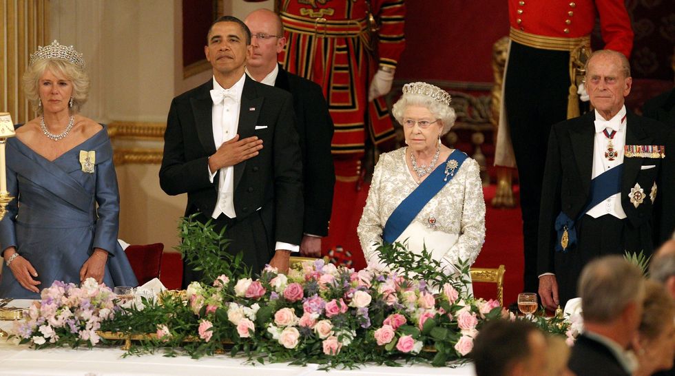 Queen Camilla and Obama