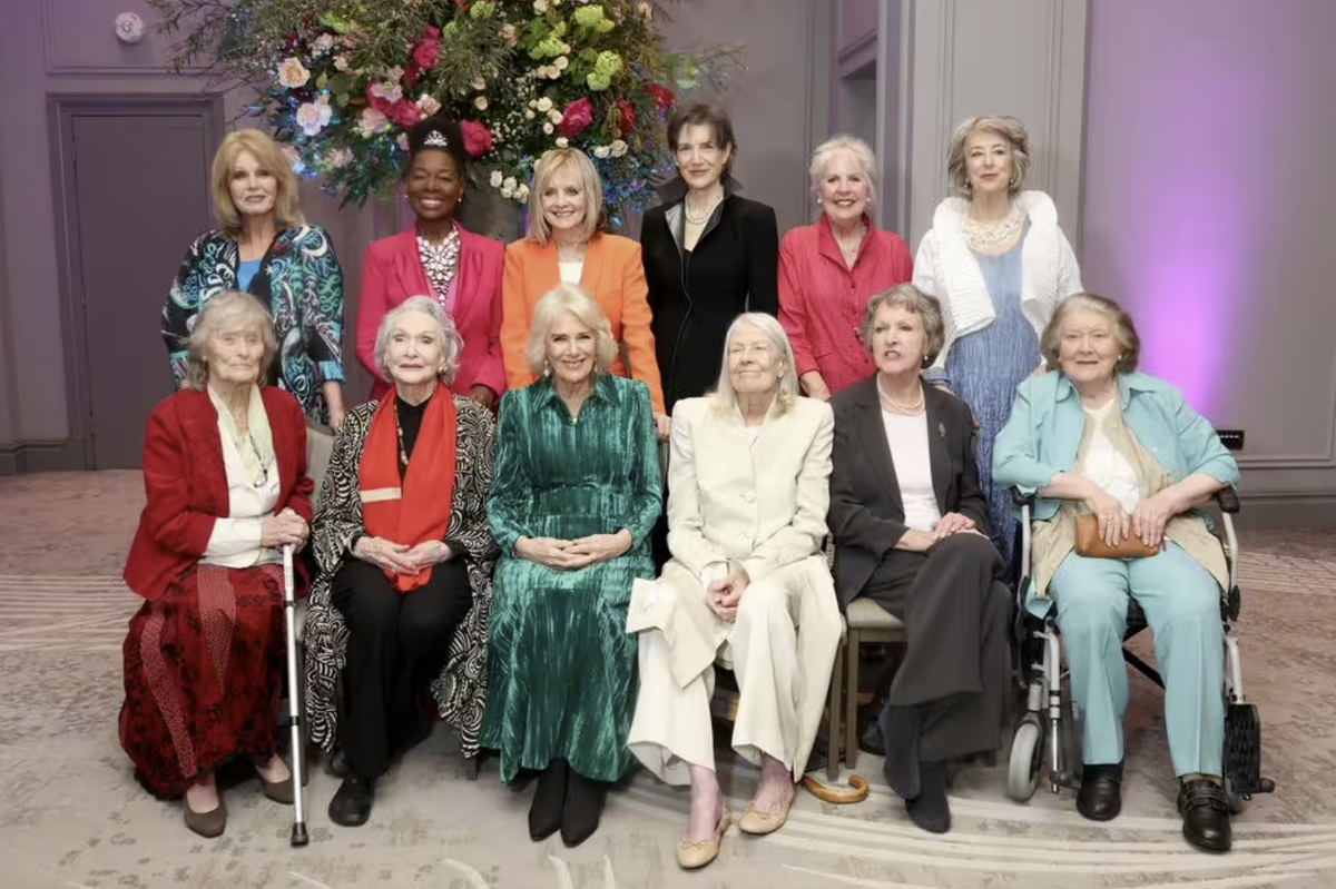 Queen Camilla and Patricia Routledge