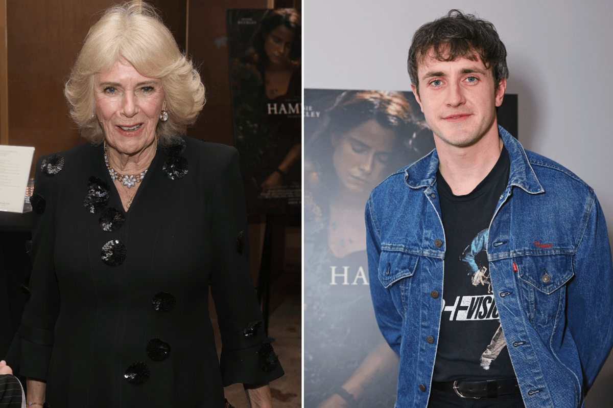 Queen Camilla and Paul Mescal