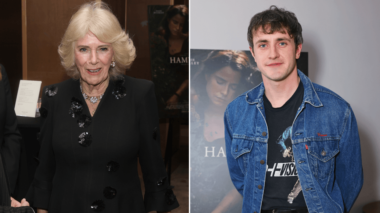 Queen Camilla and Paul Mescal