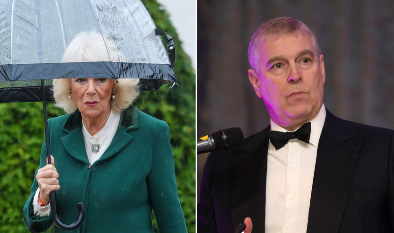 Queen Camilla and Prince Andrew