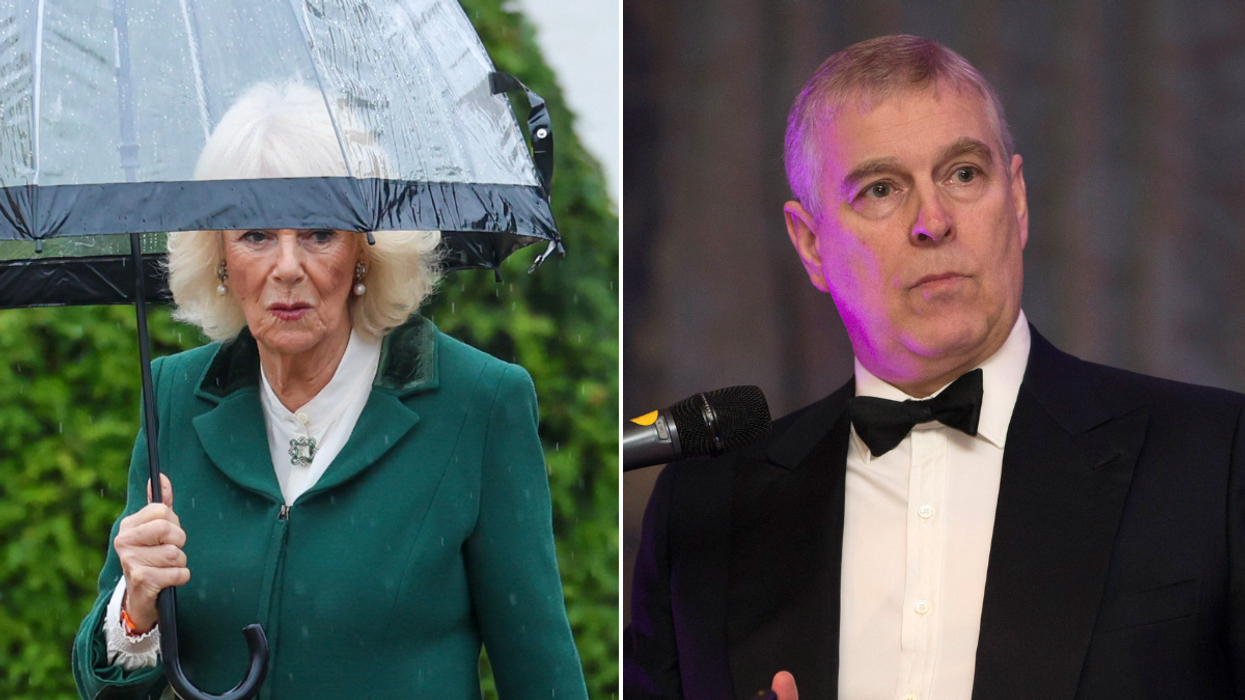 Queen Camilla and Prince Andrew