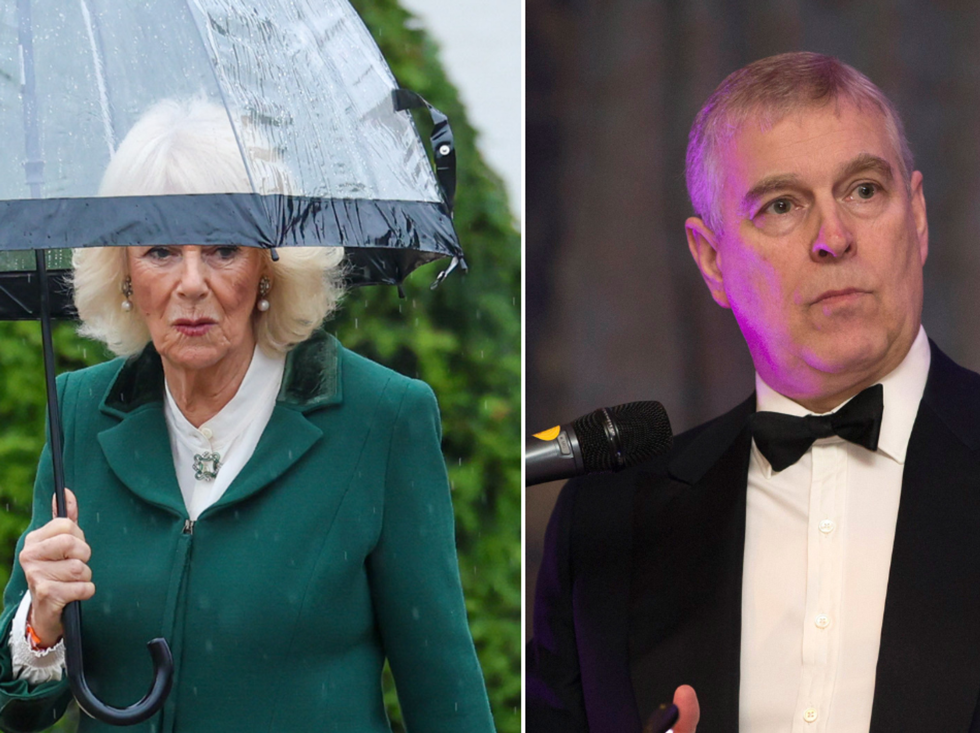 Queen Camilla and Prince Andrew