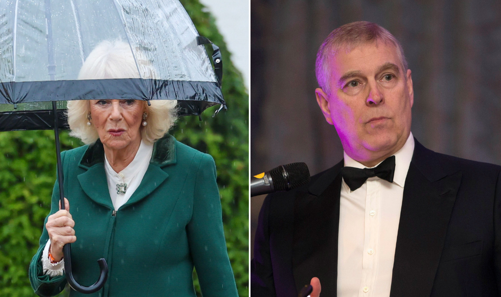 Queen Camilla and Prince Andrew