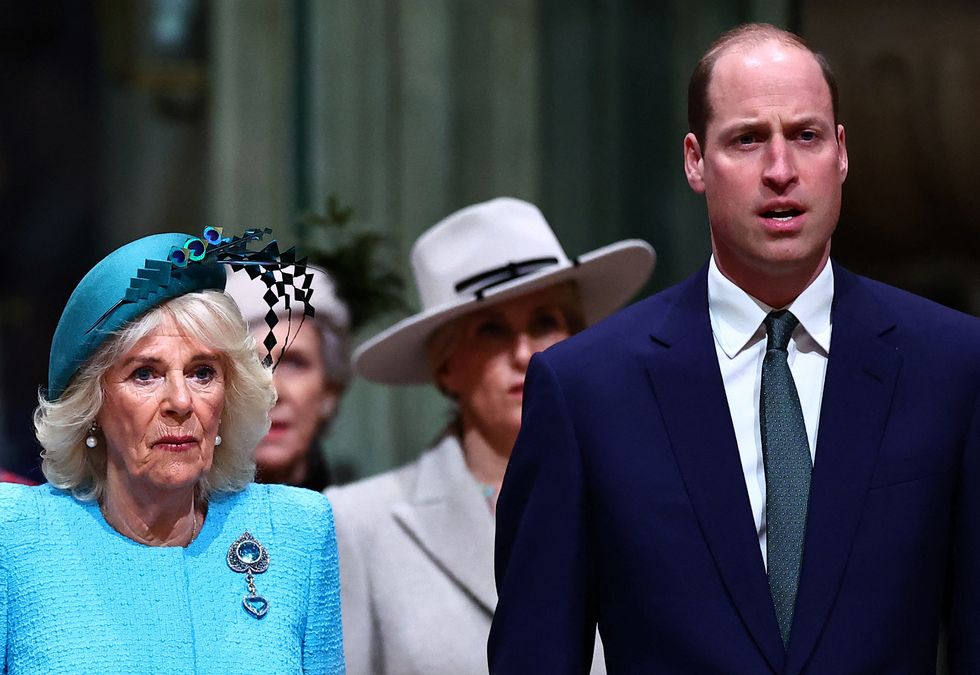 Queen Camilla and Prince William
