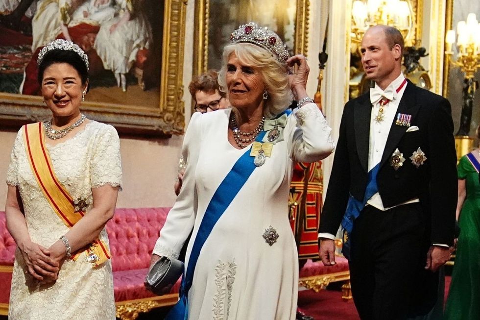 Queen Camilla and Prince William