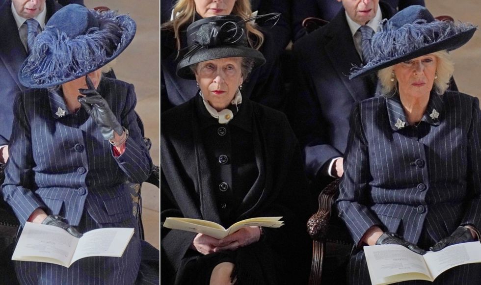 Queen Camilla and Princess Anne