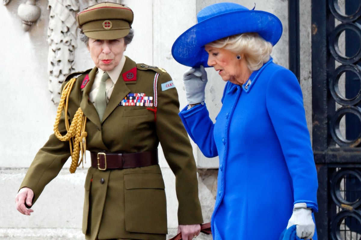 Queen Camilla and Princess Anne