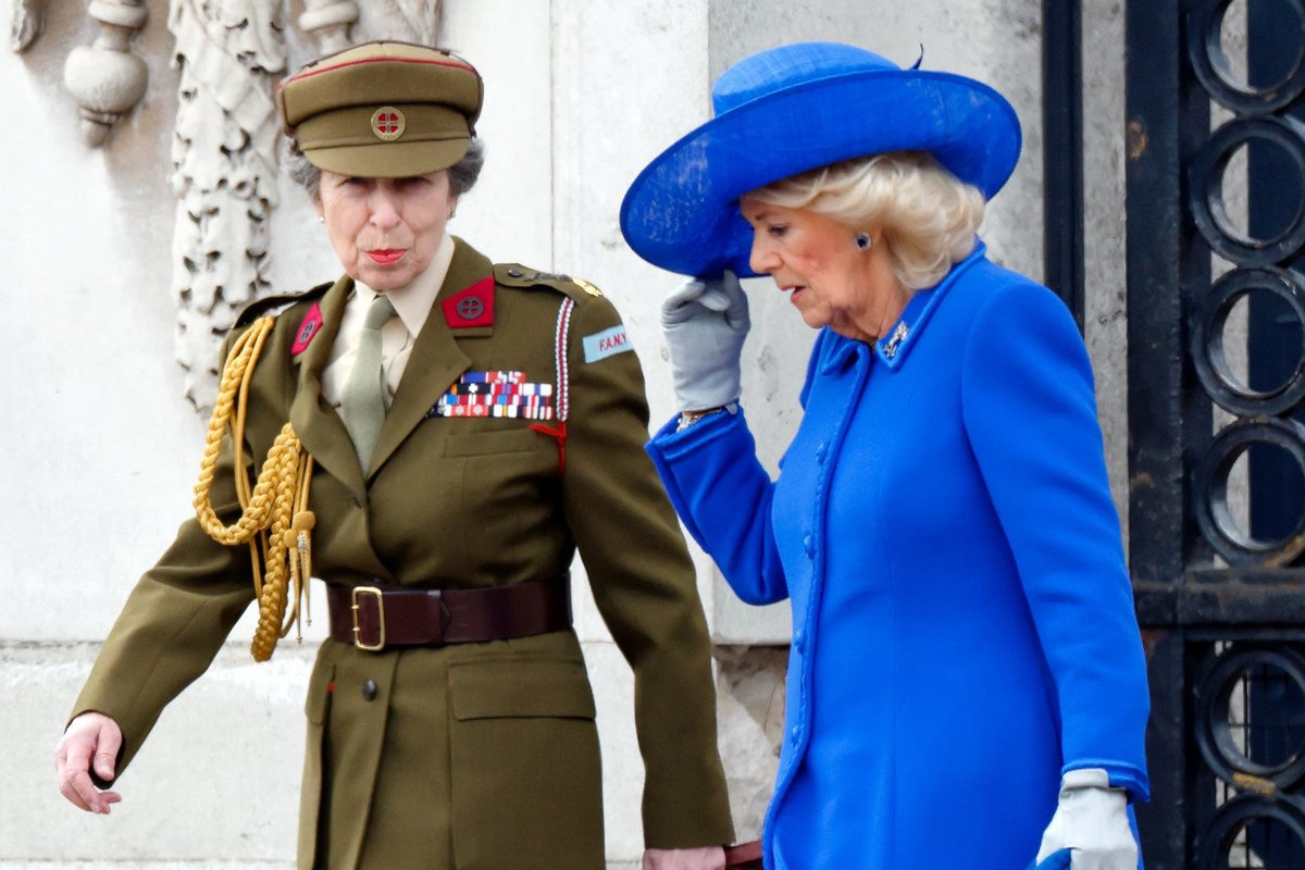 Queen Camilla and Princess Anne