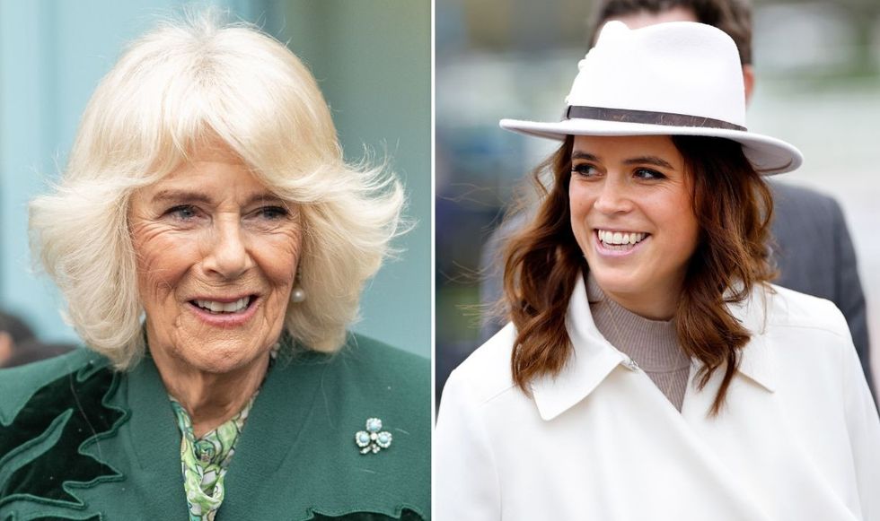 Queen Camilla and Princess Eugenie