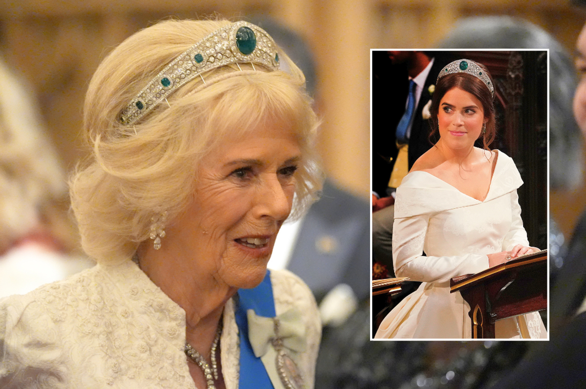 Queen Camilla and Princess Eugenie