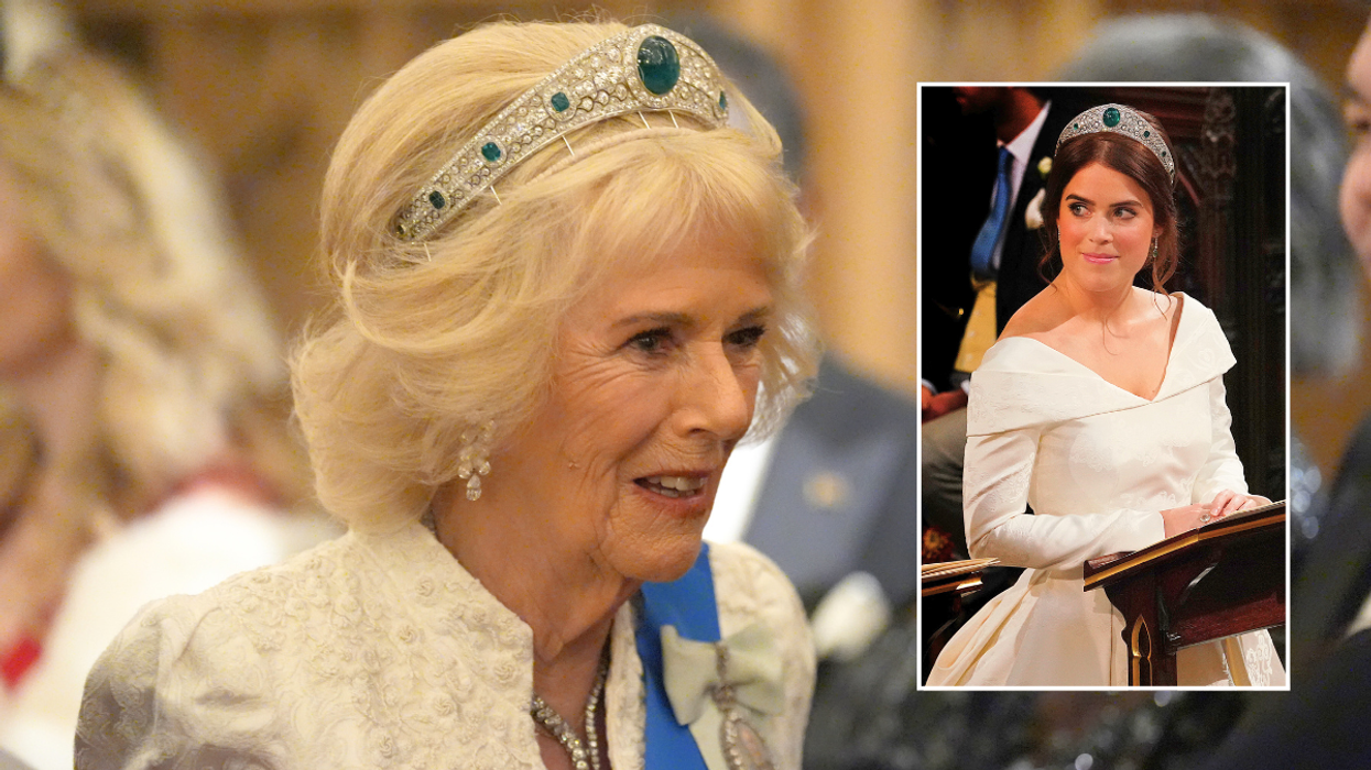 Queen Camilla and Princess Eugenie