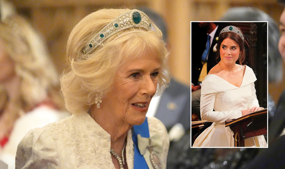 Queen Camilla and Princess Eugenie