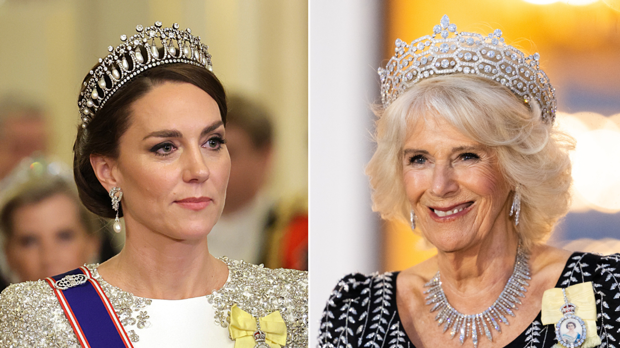Queen Camilla and Princess Kate