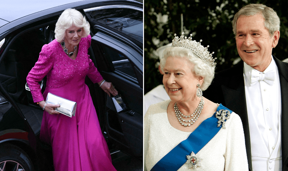 Queen Camilla and Queen Elizabeth II
