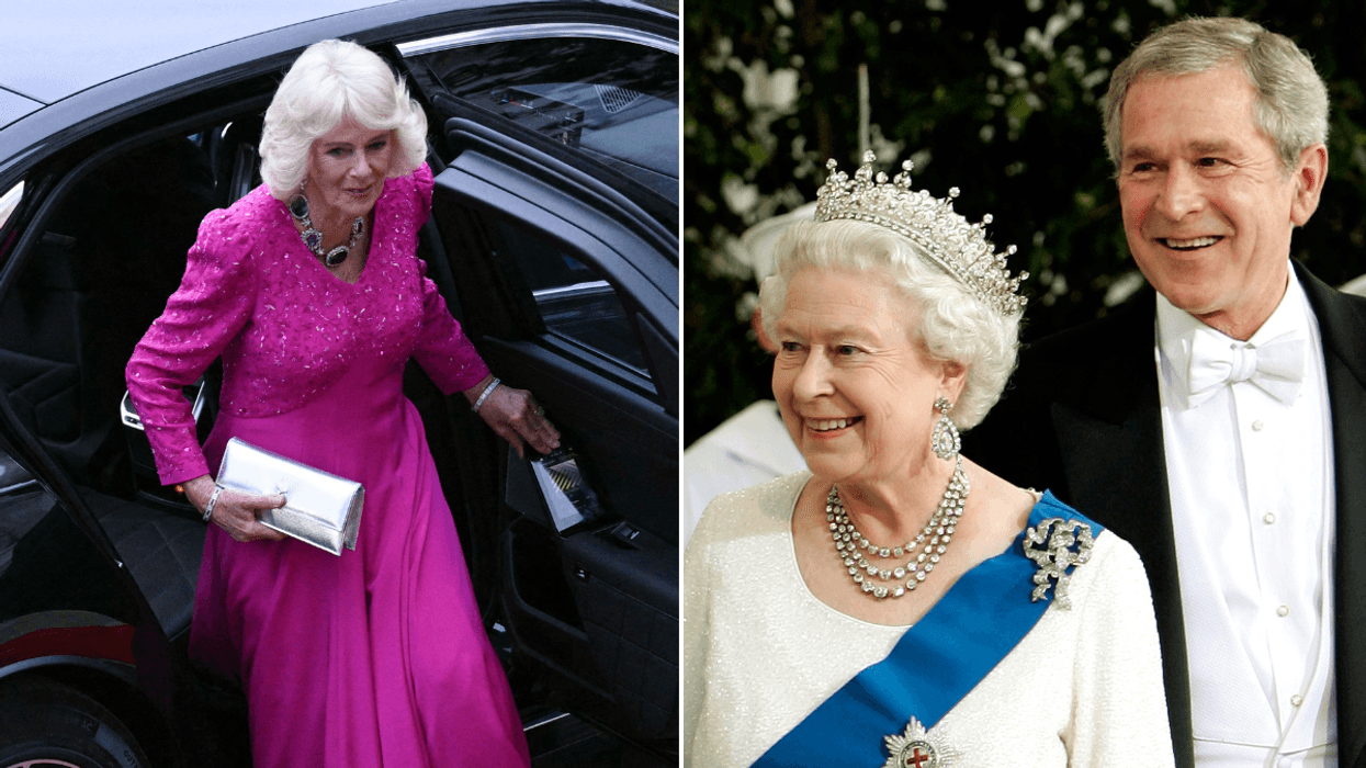 Queen Camilla and Queen Elizabeth II