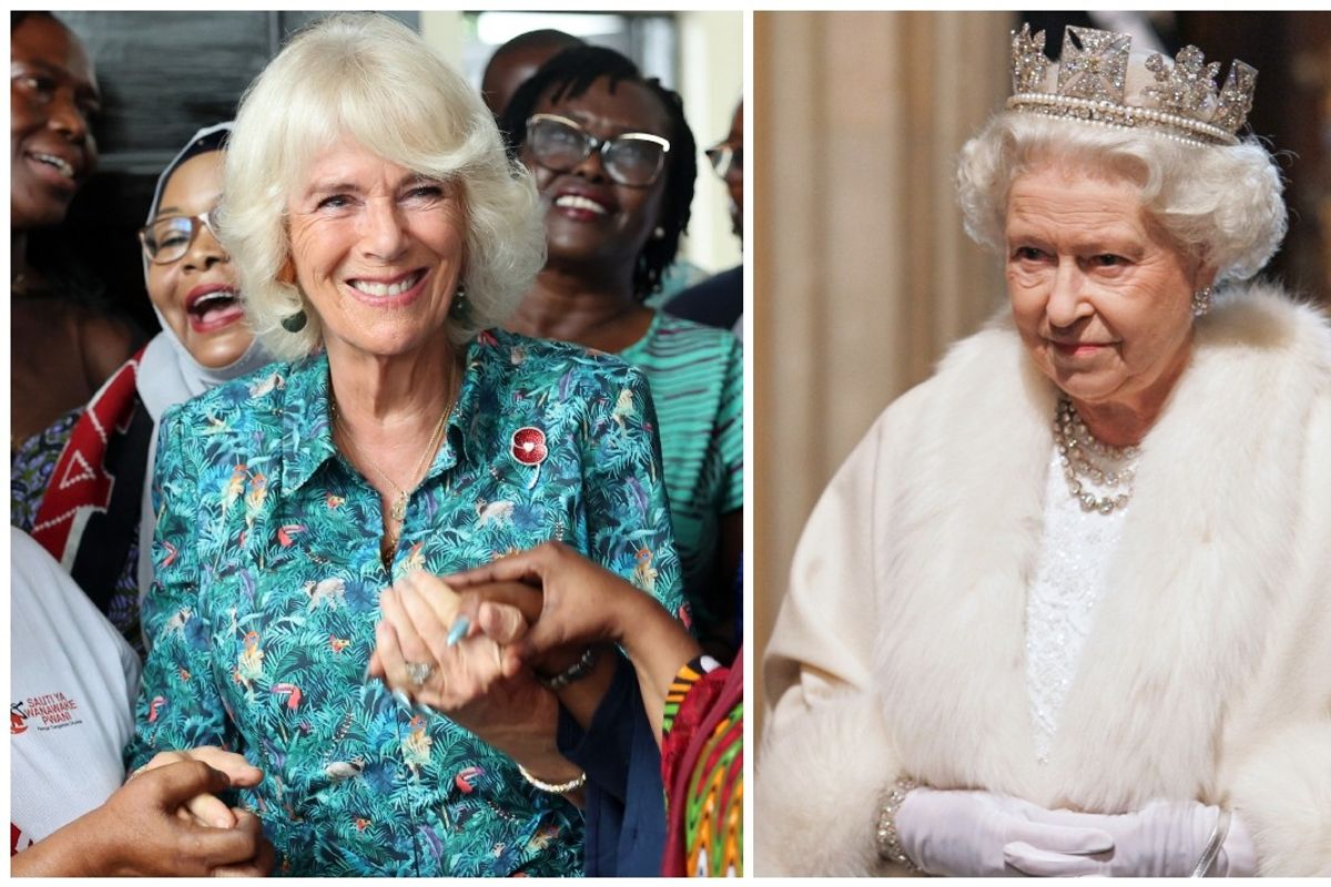 Queen Camilla and Queen Elizabeth