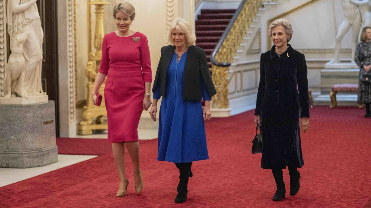 Queen Camilla and Queen Mathilde