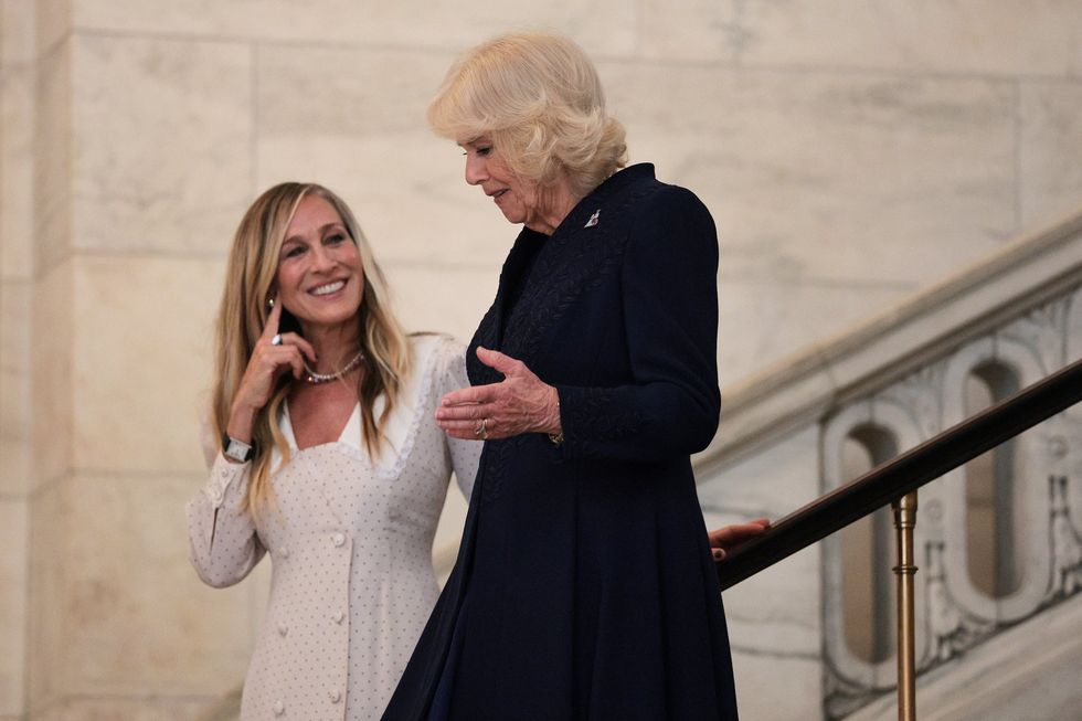 Queen Camilla and Sarah Jessica Parker