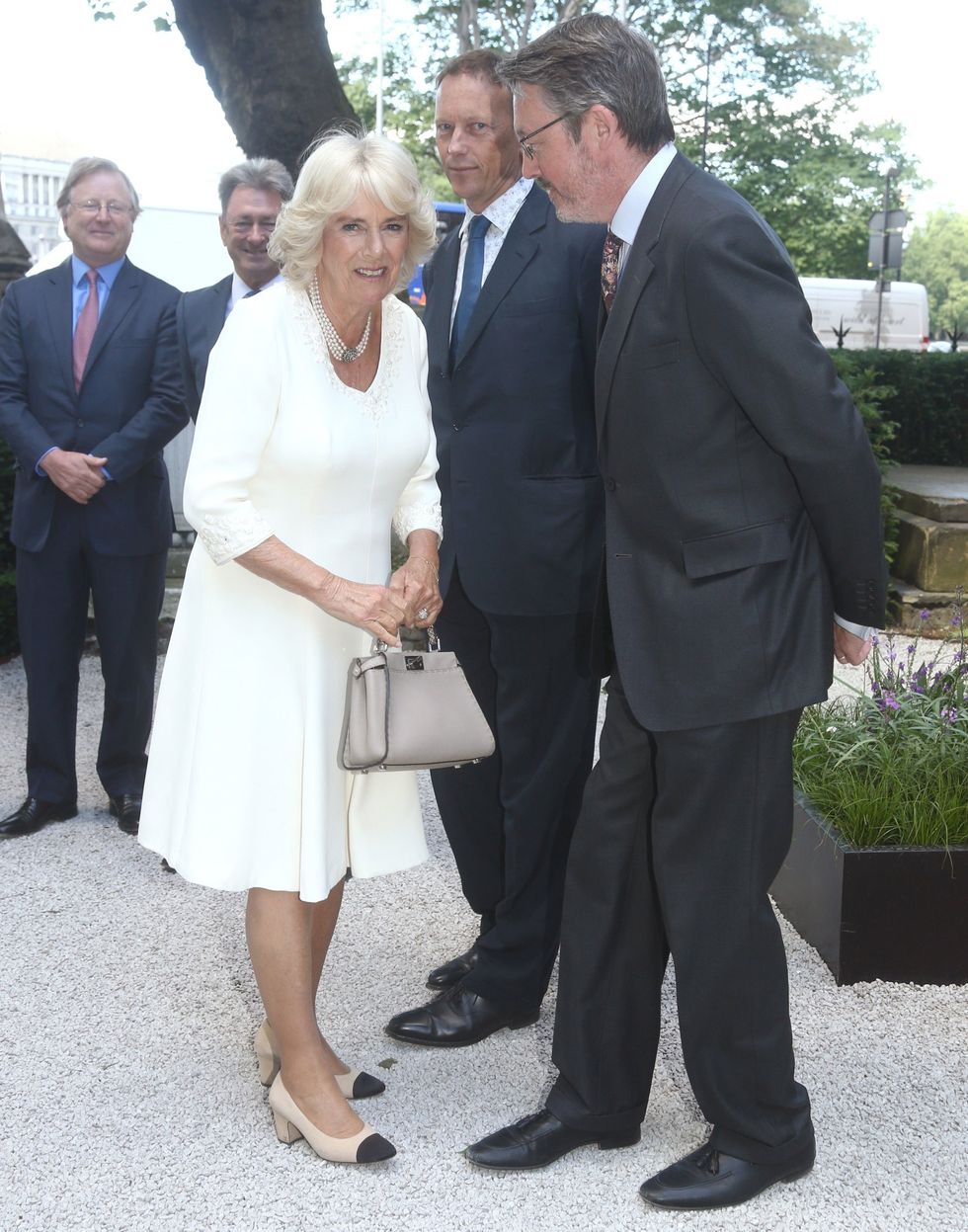 Queen Camilla and Shane Connolly