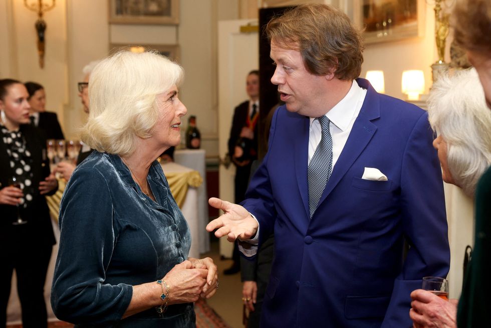 Queen Camilla and Tom Parker Bowles