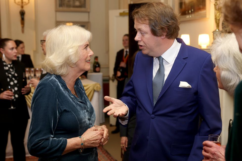 Queen Camilla and Tom Parker Bowles