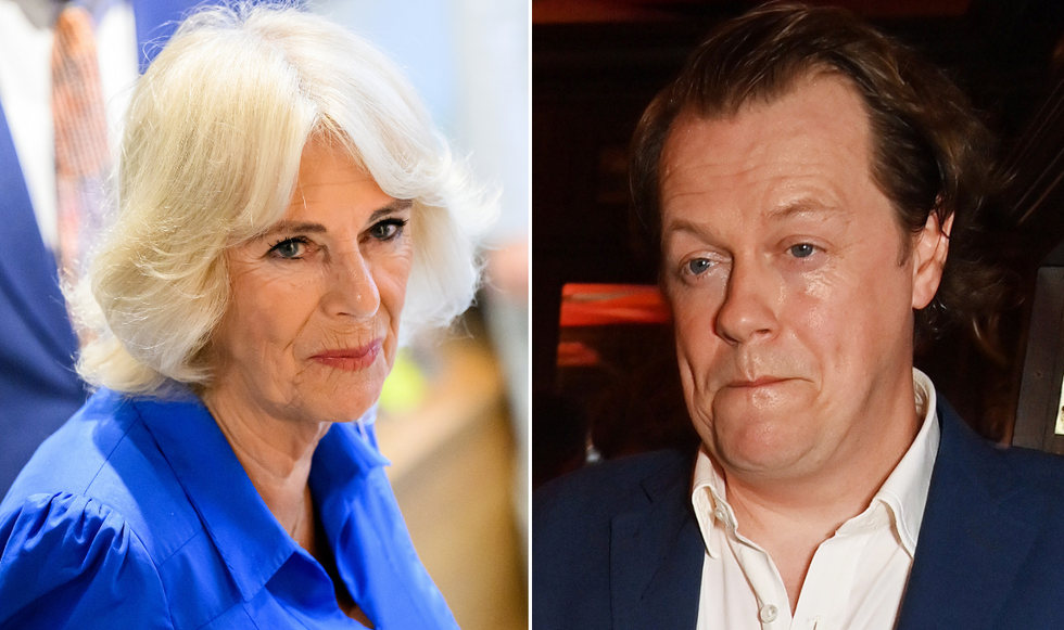 Queen Camilla and Tom Parker Bowles