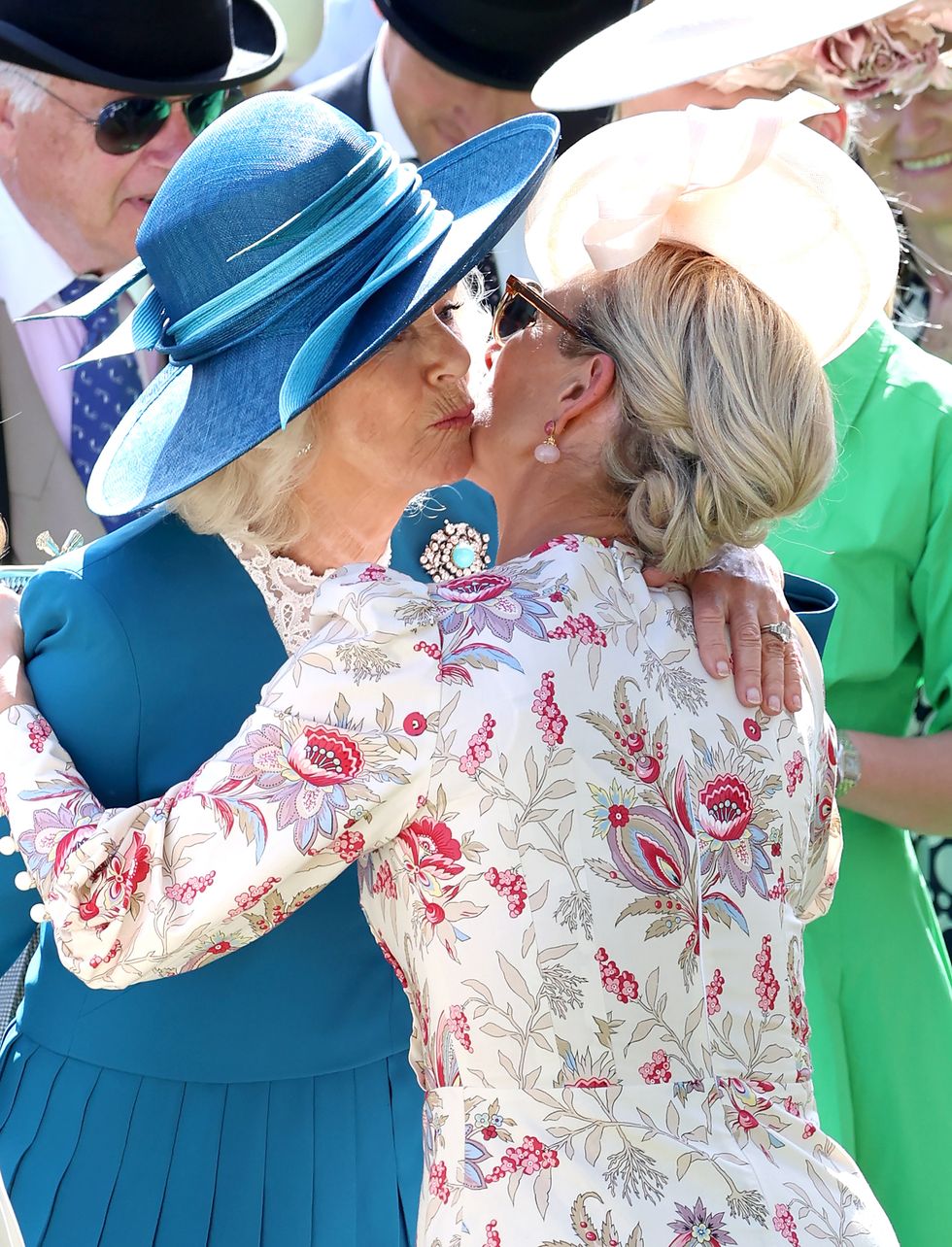 Queen Camilla and Zara Tindall