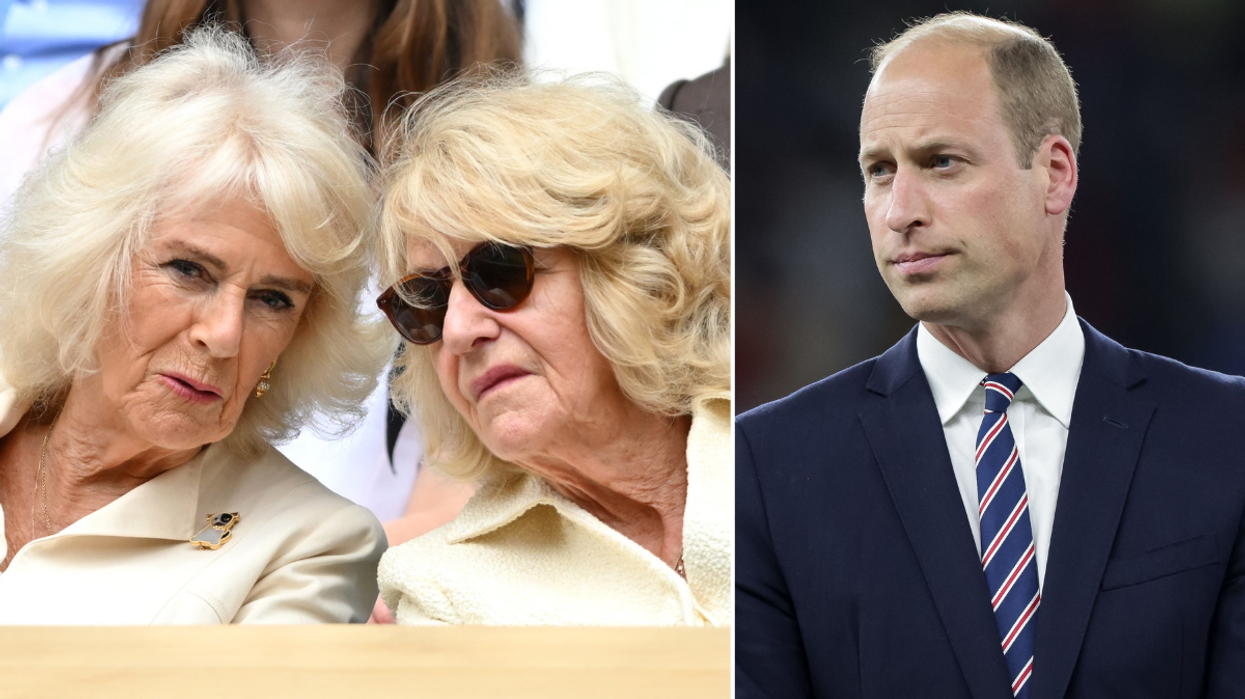 Queen Camilla, Annabel Elliot and Prince William