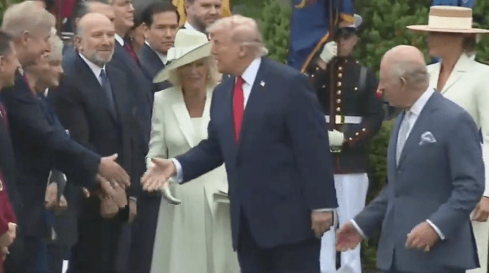 Rainha Camilla, Donald Trump